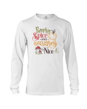 Autism pumpkin shirt Long Sleeve Tee tile