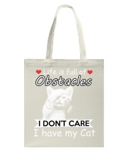 cat nightshirt Tote Bag tile