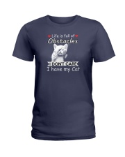 cat nightshirt Ladies T-Shirt tile