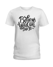Elementary school motivation Ladies T-Shirt tile