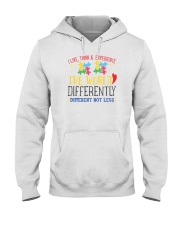 I live Think autism t shirts Hooded Sweatshirt tile