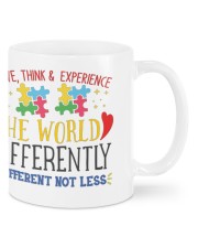 I live Think autism t shirts Mugs tile