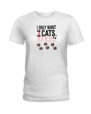 best cat dad shirt Ladies T-Shirt tile