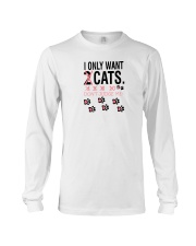 best cat dad shirt Long Sleeve Tee tile