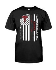 US FLAG NURSE T SHIRT Classic T-Shirt tile