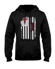 US FLAG NURSE T SHIRT Hooded Sweatshirt tile