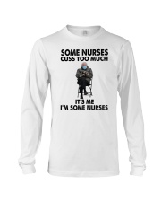 Funny Nurse Shirt Long Sleeve Tee tile
