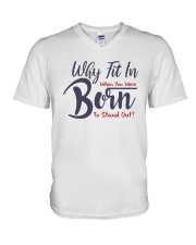 Inspirational Gym T-Shirt V-Neck T-Shirt tile