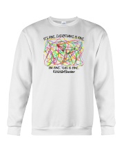 Teacher shirt Crewneck Sweatshirt tile