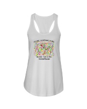 Teacher shirt Ladies Flowy Tank tile