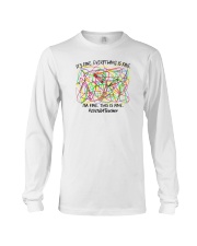 Teacher shirt Long Sleeve Tee tile