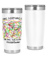 Teacher shirt 20oz Tumbler tile
