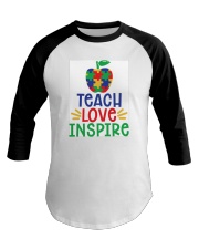 Teacher shirt gift Baseball Tee tile
