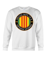 Proud Wife a vietnam veteran t shirt Crewneck Sweatshirt tile