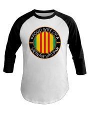 Proud Wife a vietnam veteran t shirt Baseball Tee tile