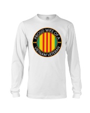 Proud Wife a vietnam veteran t shirt Long Sleeve Tee tile