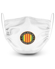 Proud Wife a vietnam veteran t shirt Masks tile