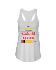 Teacher love shirt Ladies Flowy Tank tile