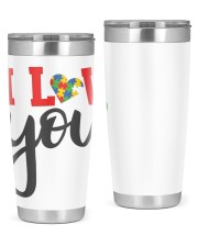 I Love You autism t shirts 20oz Tumbler tile