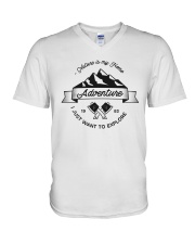 Campaign t shirt designs V-Neck T-Shirt tile