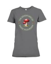 Mushroom hunting shirt Premium Fit Ladies Tee tile