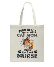 Cat Mom Nurse Tote Bag tile