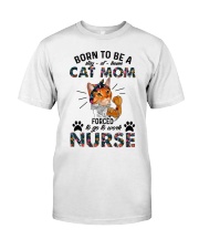 Cat Mom Nurse Premium Fit Mens Tee tile