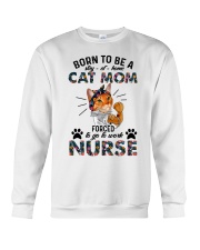 Cat Mom Nurse Crewneck Sweatshirt tile