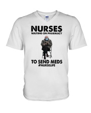 The Best Funny Nurse T-shirt V-Neck T-Shirt tile