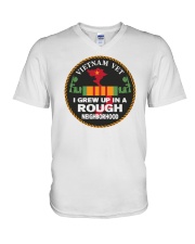 vietnam vet shirts V-Neck T-Shirt tile