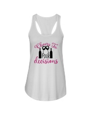 Wine shirt Ladies Flowy Tank tile