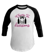 Wine shirt Baseball Tee tile