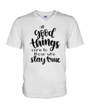 Top motivation V-Neck T-Shirt tile