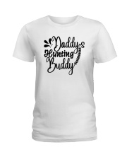 Hunting dad shirt Ladies T-Shirt tile
