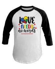 Love need autism shirt Baseball Tee tile
