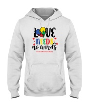 Love need autism shirt Hooded Sweatshirt tile