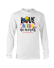 Love need autism shirt Long Sleeve Tee tile
