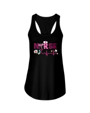 Colorful nurse Ladies Flowy Tank tile