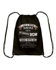 Mom -Mother day Drawstring Bag tile