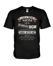 Mom -Mother day V-Neck T-Shirt tile