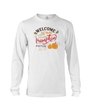 Autism pumpkin shirt Long Sleeve Tee tile