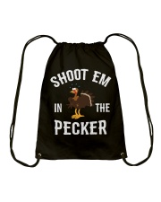 Hunting button up shirt Drawstring Bag tile