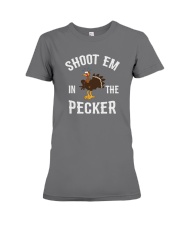 Hunting button up shirt Premium Fit Ladies Tee tile