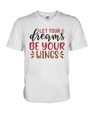 Motivation t-shirts V-Neck T-Shirt tile