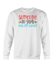 Autism heart shirt Crewneck Sweatshirt tile
