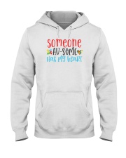 Autism heart shirt Hooded Sweatshirt tile