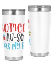 Autism heart shirt 20oz Tumbler tile