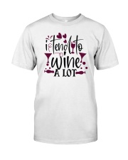 Wine shirt Classic T-Shirt front