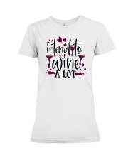 Wine shirt Premium Fit Ladies Tee tile