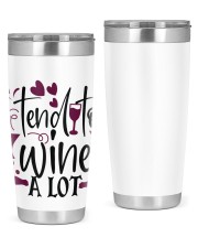 Wine shirt 20oz Tumbler tile